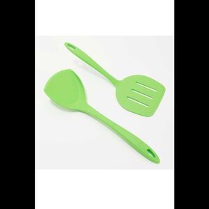 KOCHBLUME 2-Piece Silicone Spatula Set Green